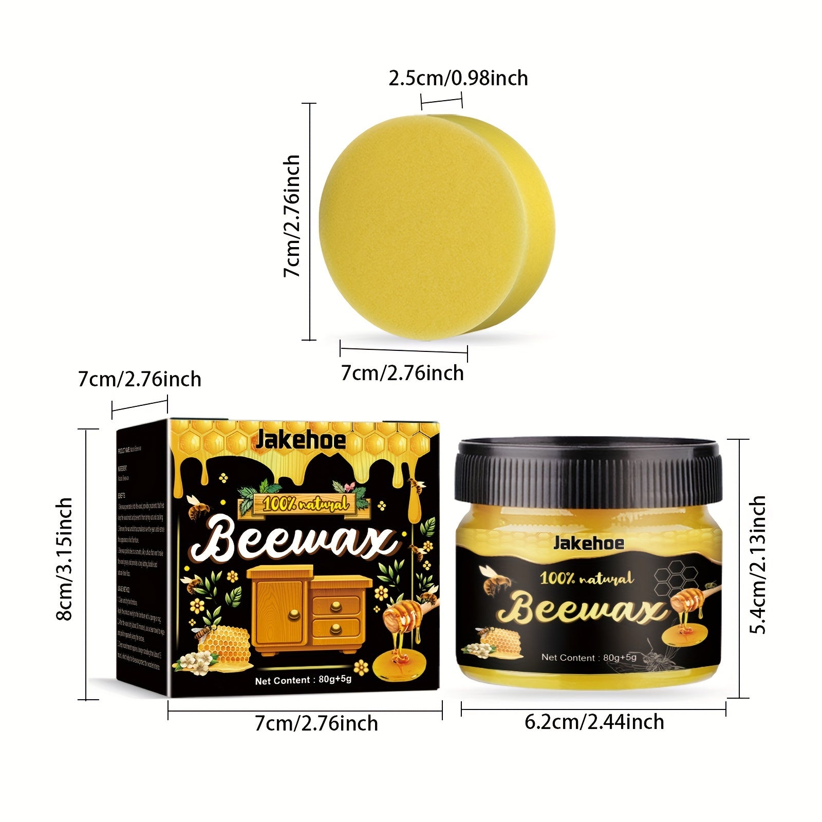 Wood Polishing Beeswax Brightening Care Wax