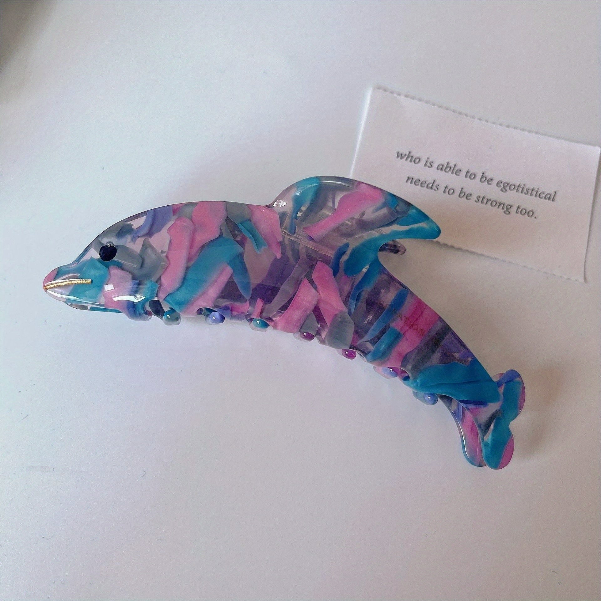 Cartoon Dolphin Shark Claw Clip for Girls, Hair Accessory