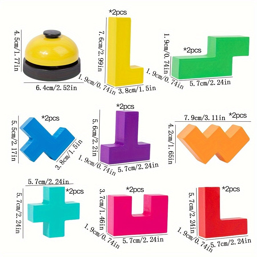 Wooden Balance Stacking Blocks Game for Kids