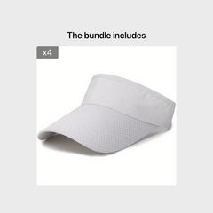 Quick Drying Solid Visors UV Protection Casual Travel Beach Cap