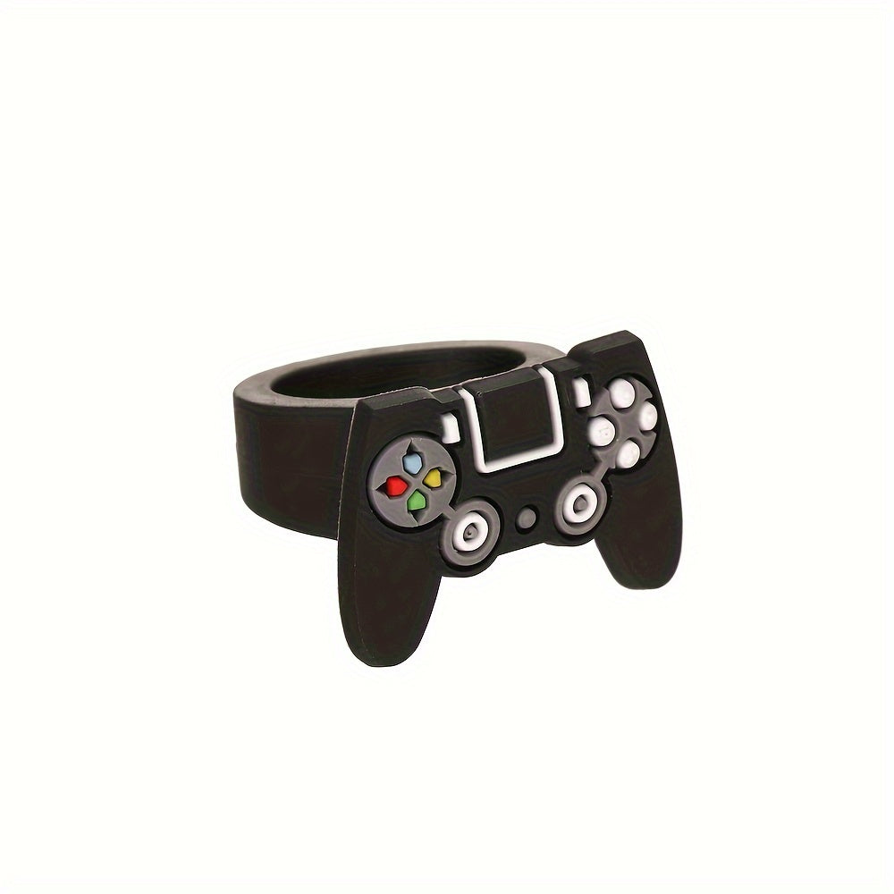 6pcs Cartoon Game Ring Soft Plastic Rings for Party Gathering