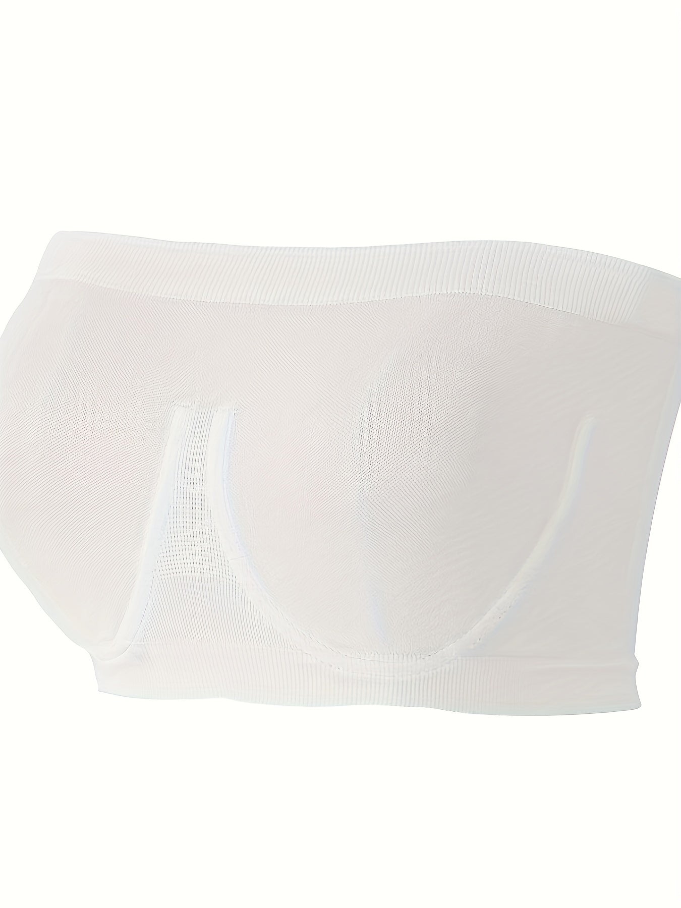 5 Pack Strapless Bandeau Bra Set Plus Size Comfort Solid Tube