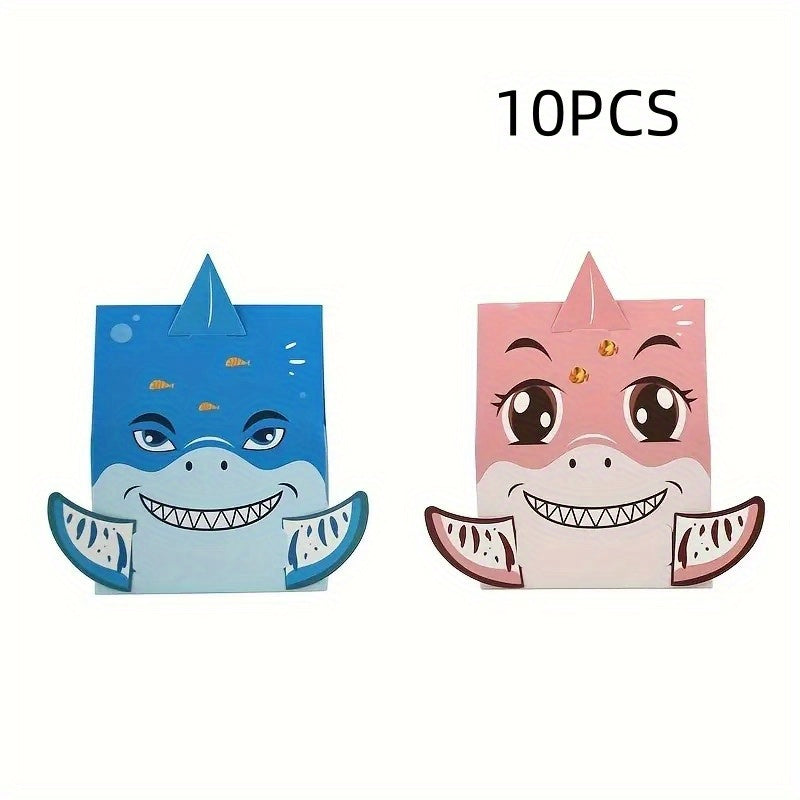 10pcs Shark Boxes for Weddings Parties Birthdays