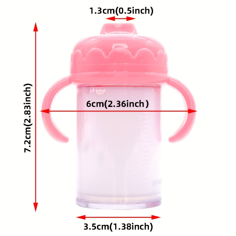18 pc Doll Accessories Set Micro Plastic Bottle Straw Cup Plate Fork Spoon