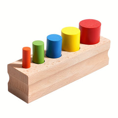 Wooden Shape & Sorting Toy for Kids 2-3 Years