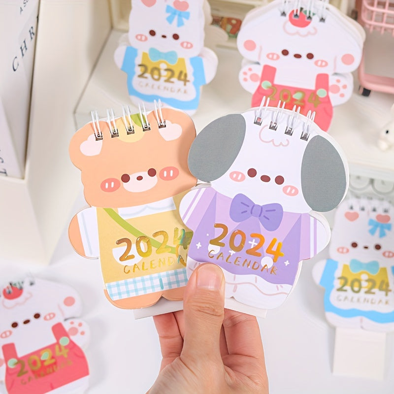 Cartoon Mini Desk Calendar Countdown Decoration Monthly Calendar