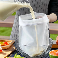 Reusable Mesh Filter Bag for Soy Nut Milk Tea Coffee Easy to Clean