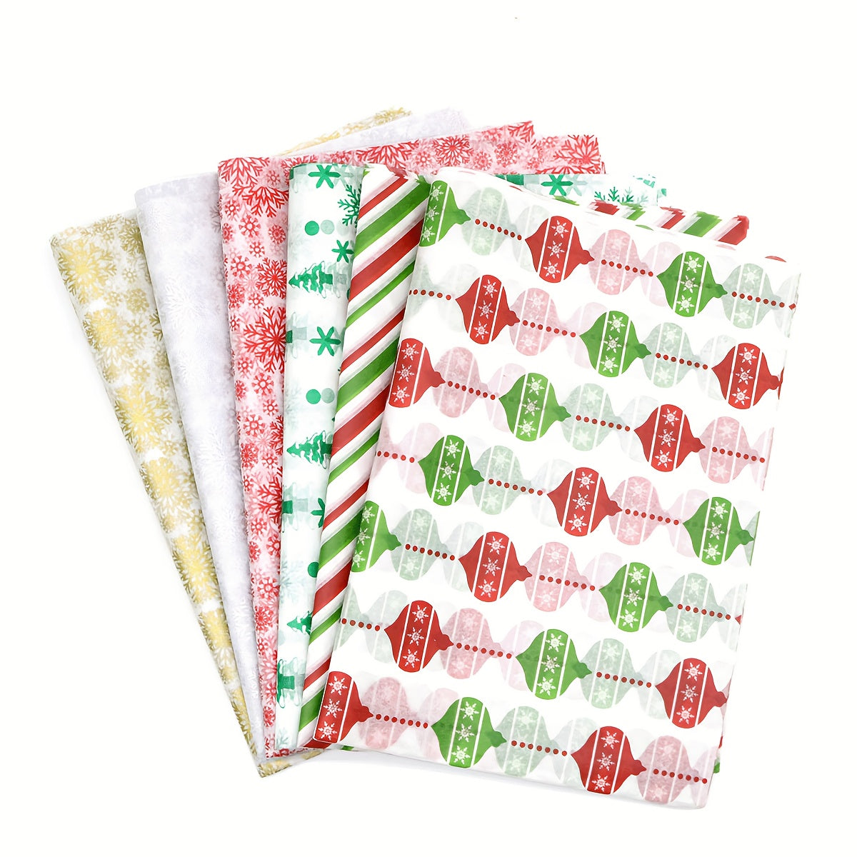 10 sheets Christmas Paper Snowflake Elk Wrapping Paper
