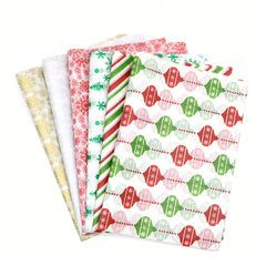 10 sheets Christmas Paper Snowflake Elk Wrapping Paper