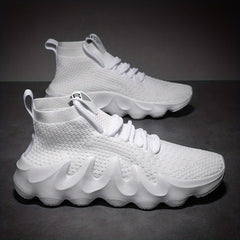 Men's Knitted Lightweight Running Shoes Spring Summer