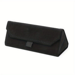 Plush Triangle Glasses Case Foldable Sunglasses Holder