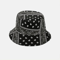 Paisley Pattern Bucket Hat Ethnic Style Couple Sunshade