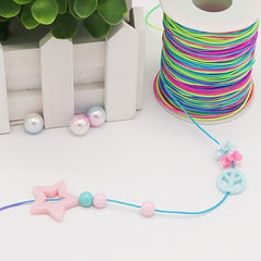 54 Yards 1mm Rainbow Elastic Cord Stretchy Bracelet String