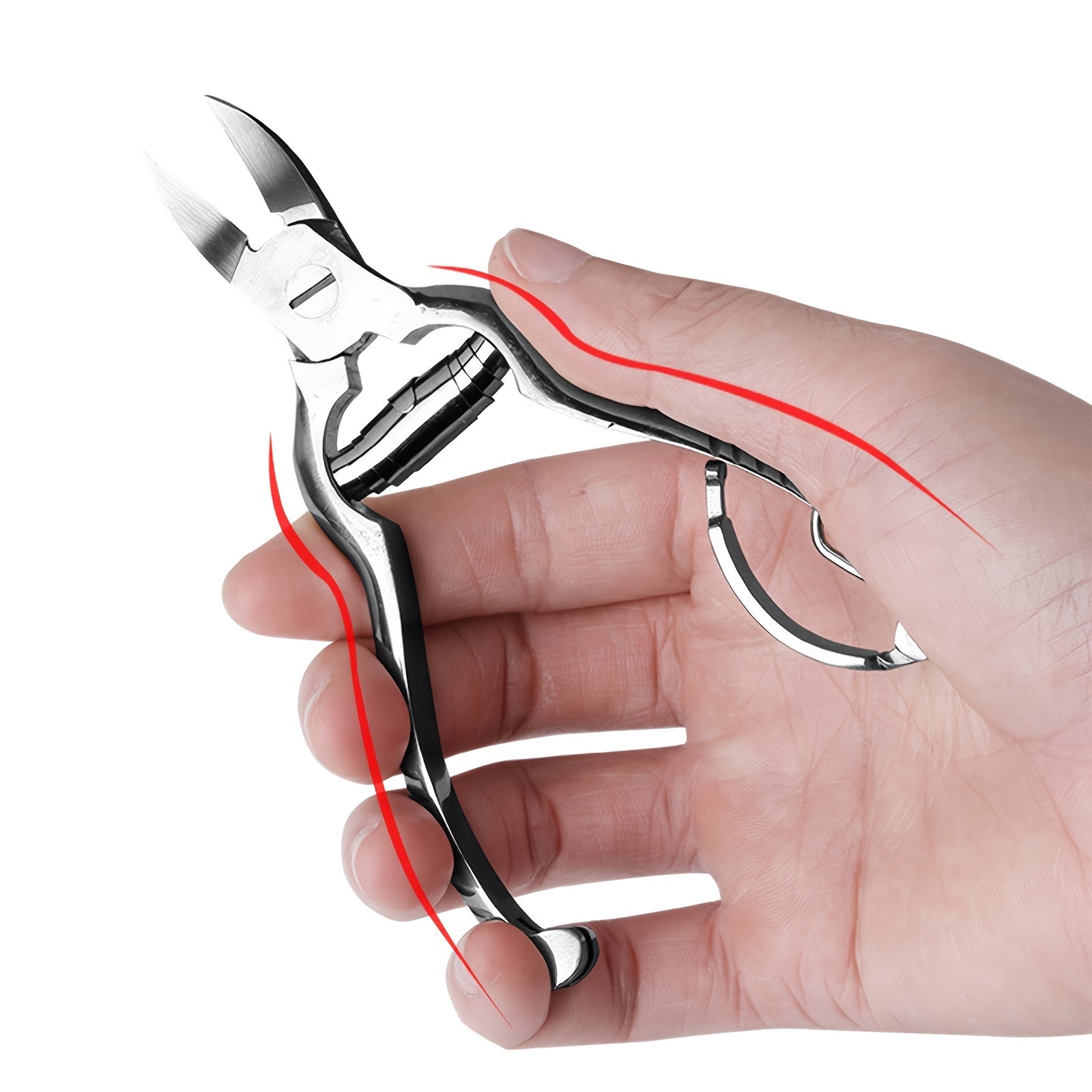 Stainless Steel Nail Clippers for Thick Toenails - Ingrown Toenail Trimmer