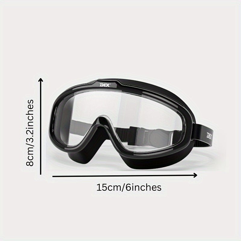 Large Frame Swim Goggles Waterproof Anti-fog High Definition Glasses