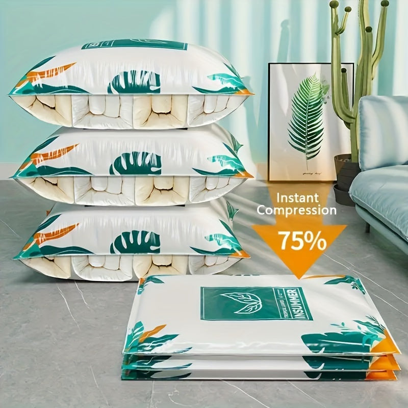 1pc Space Saving Vacuum Storage Bags For Travel And Home Use