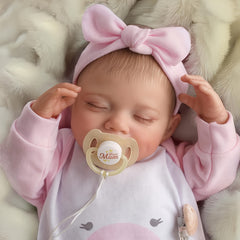 20 Inch Newborn Baby Doll with Accessories Sleeping Smiling Reborn Doll