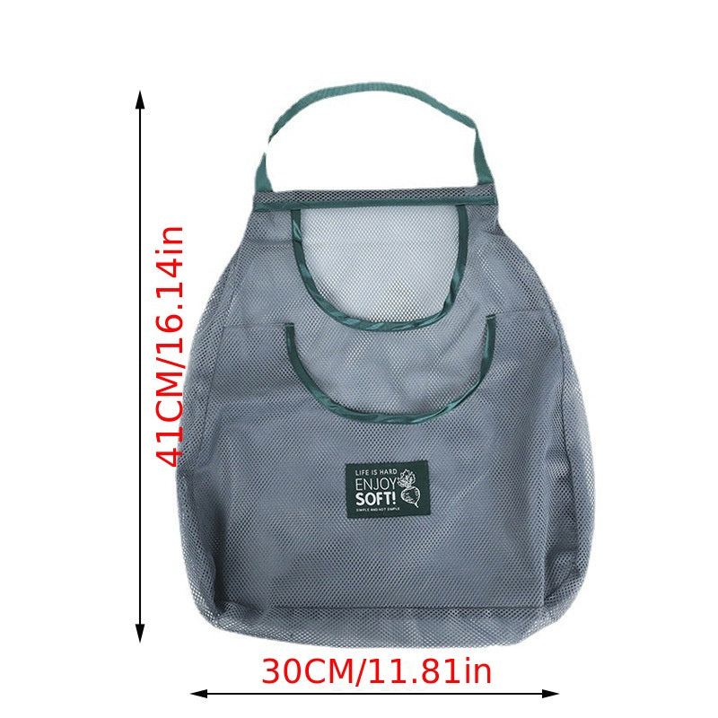 Mesh Fruit & Vegetable Hanging Bag - Kitchen Storage
