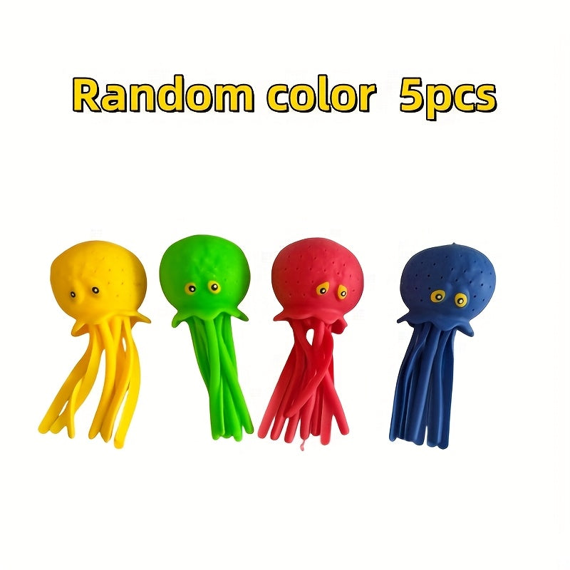Octopus & Jellyfish Water Balls Floatable Sensory Bath & Pool Toys
