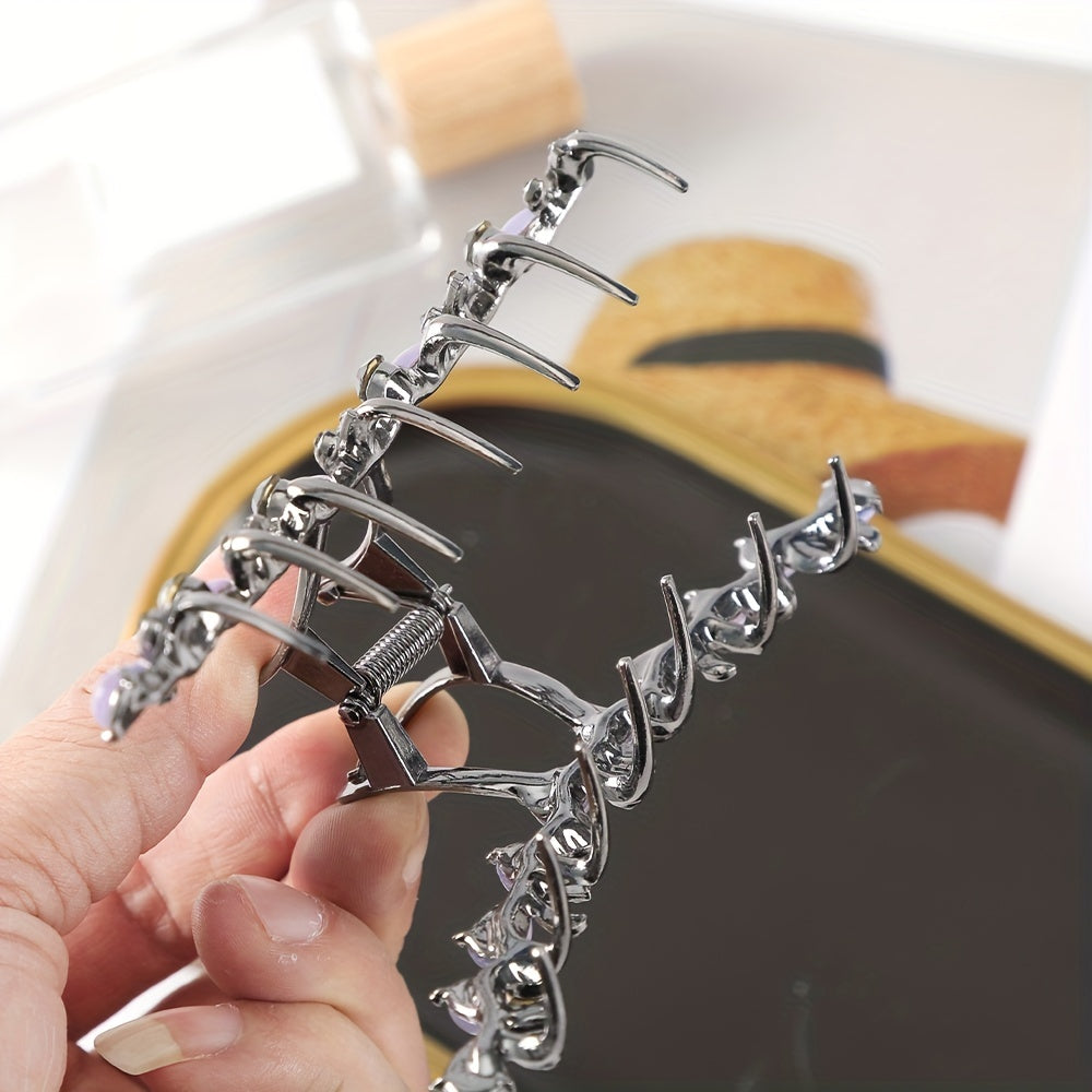 Resin Bowknot Shark Claw Hair Clip Head Jewelry