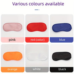 Thin Blackout Eye Mask Elastic Strap Travel Rest Nap