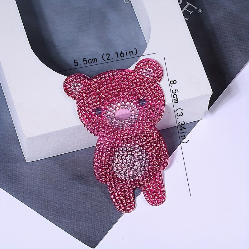 Colorful Bear Hot Drilling Cartoon Unicorn Patch Cloth Paste