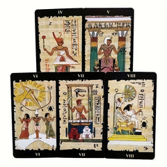 Egyptian Tarot Destiny Cards for Divination with Instructional Guide