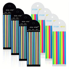 1280pcs Waterproof Highlighter Sticky Page Markers Tabs for Office School Study