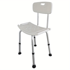 Adjustable Bath Chair With Backrest Secure Bath Seat Shower Stool