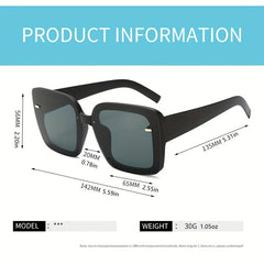 Gradient Square Sunglasses Mod Large Anti Glare UV400