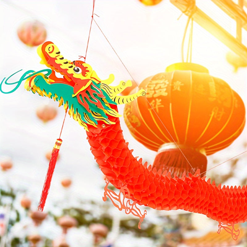 Dragon Lanterns Red Decorations for New Year