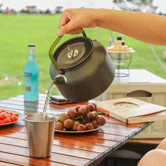 1pc 1 6L Outdoor Camping Coffee Pot Portable Teapot Boiling Kettle