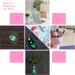 5pcs Unicorn Temporary Tattoos Shining In The Dark