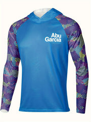 Men's Colorful Raglan Sleeve UPF 50 Sun Protection Hoodie Long Sleeve