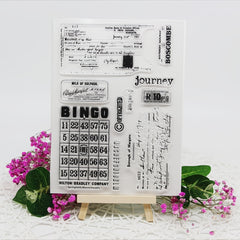 Silicone Transparent Stamp for Kids Stationery