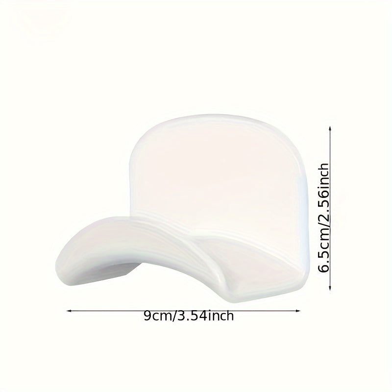 Plastic Halter Headphone Hook Curved Adhesive Holder