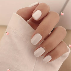 Glossy Square Press On Nails Full Coverage Artificial False Nails