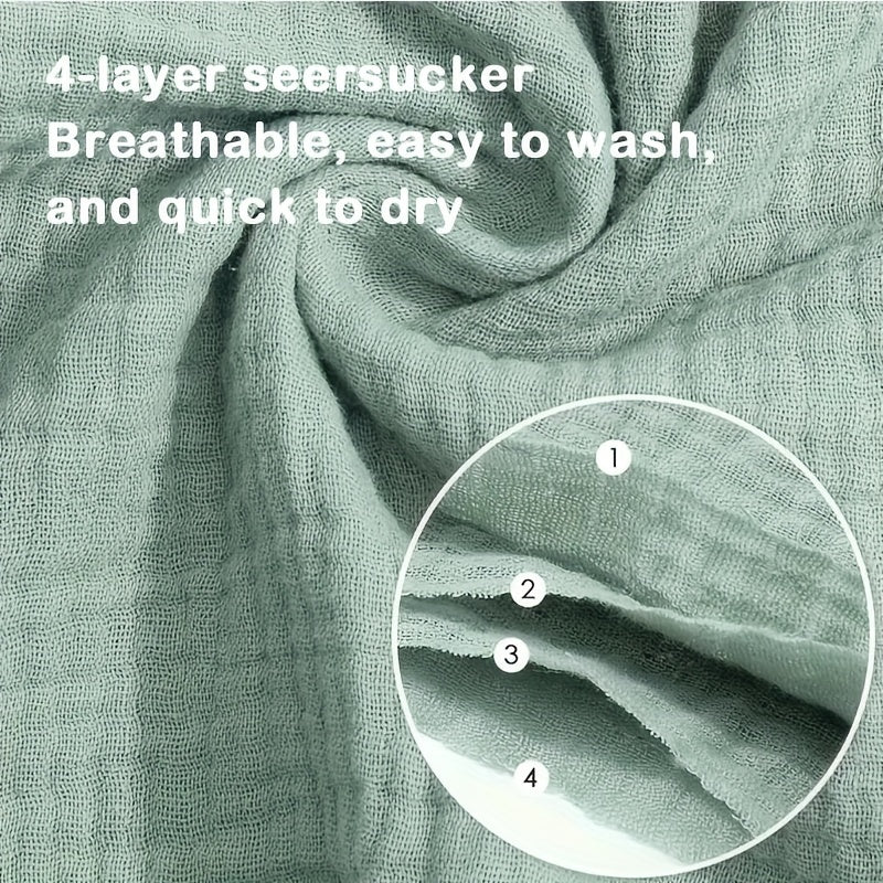 5pcs Soft Cotton Gauze Baby Towels for Newborns