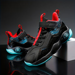 Breathable Boys Basketball Shoes, Non Slip Training Sneakers