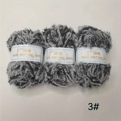 Soft Fur Yarn Chunky Fluffy Faux Fur Yarn for Crocheting & Knitting 150g