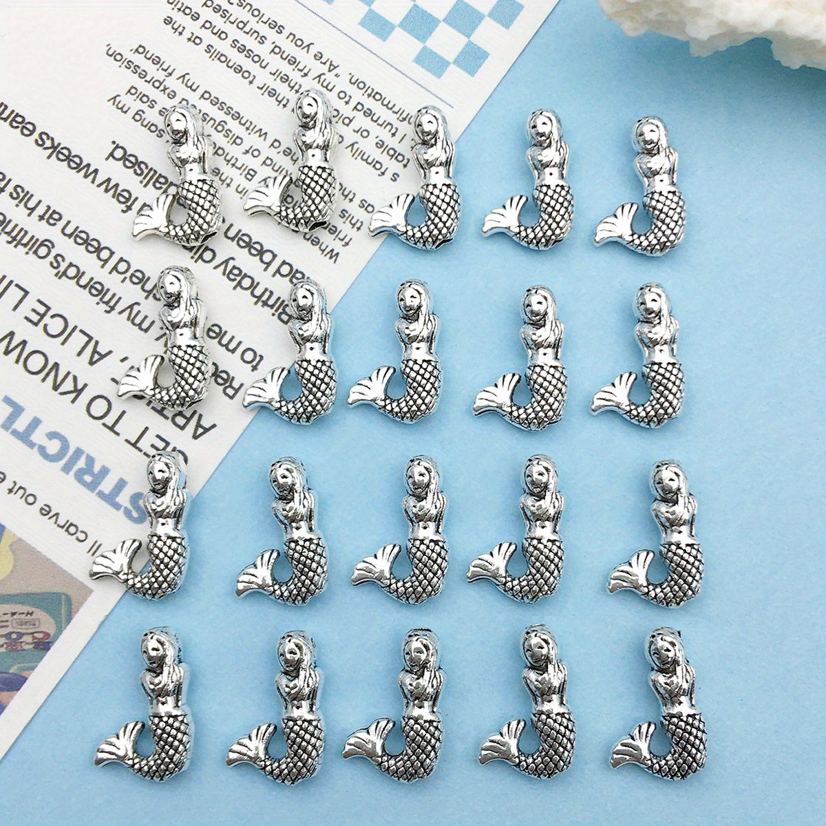 20pcs Antique Silver Animal Shape Metal Loose Beads for DIY Bracelet Necklace