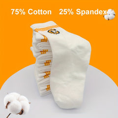 10 20 30 Pairs Letter Print Socks Short Women's Stockings