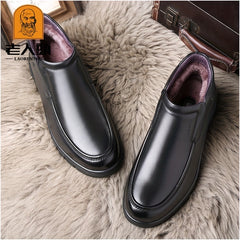 Men's Plush Warm Ankle Chukka Boots Winter Gift For Fathers