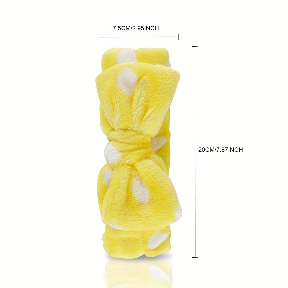 Bowknot Headband High Elasticity Hair Accessories for Spa Makeup