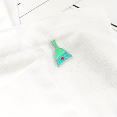 Koi In Bag Enamel Pin With Safety Backing