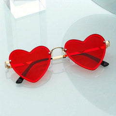 Heart Sunglasses Metal Frame UV400