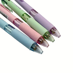 2pcs 4 in 1 Colorful Retractable Multifunction Pens for Students & Office
