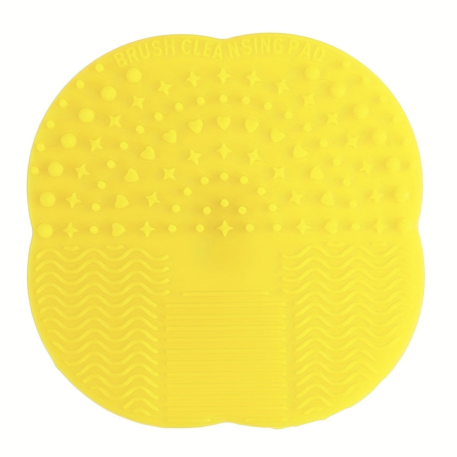 Flower-Shaped Makeup Brush Cleaning Pad