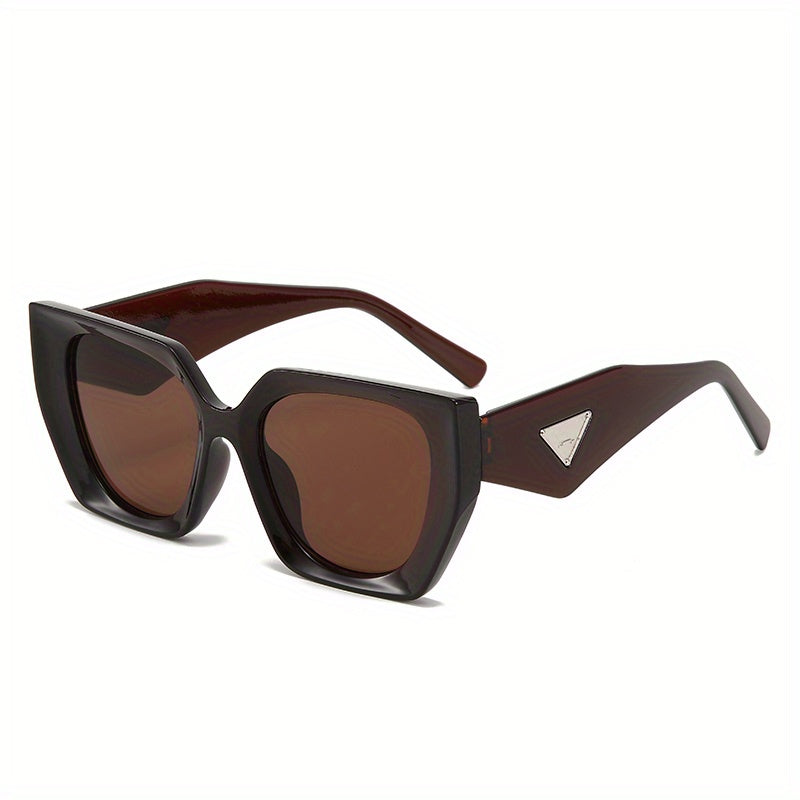 Men's Large Frame Decorative Sunglasses for Street Photography Holiday Party