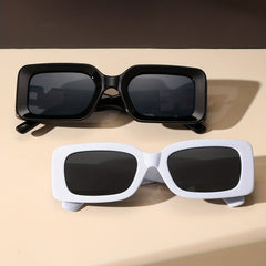Rectangle Sunglasses Retro UV400 Sun Shades For Women Men